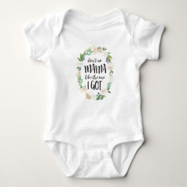 Cute Baby Bodysuit, geen mama Bodysuit. Romper