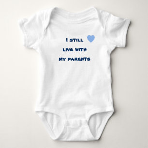 Cute Baby Bodysuit, ik woon nog steeds bij mijn ou Romper