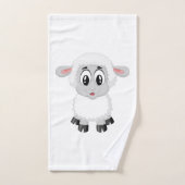 Cute Baby Boerderij Lamb Bad Handdoek (Handdoek)