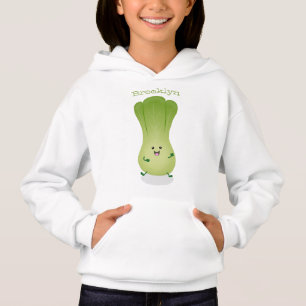 Cute baby bok choy cartoon illustratie