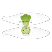 Cute baby bok choy cartoon illustratie basketbal (Panelen)