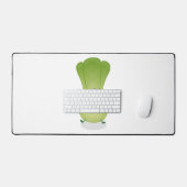 Cute baby bok choy cartoon illustratie bureaumat (Keyboard & Muis)