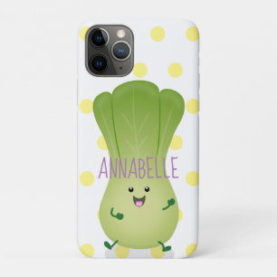 Cute baby bok choy cartoon illustratie Case-Mate iPhone case