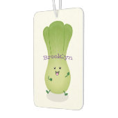 Cute baby bok choy cartoon illustratie luchtverfrisser (Links)