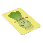 Cute baby bok choy cartoon illustratie magneet (Rechterzijde)