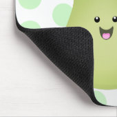 Cute baby bok choy cartoon illustratie muismat (Hoek)