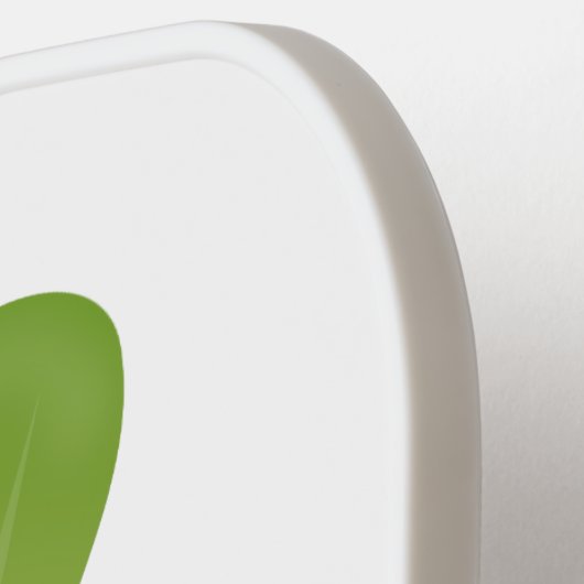 Cute baby bok choy cartoon illustratie pickleball paddle (Links Detail)