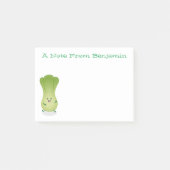Cute baby bok choy cartoon illustratie post-it® notes (Voorkant)