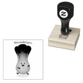 Cute baby bok choy cartoon illustratie rubberstempel (Gestempeld)