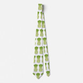 Cute baby bok choy cartoon illustratie stropdas (Voorkant)