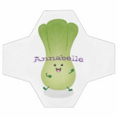 Cute baby bok choy cartoon illustratie voetbal (Enkel)