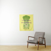 Cute baby bok choy cartoon illustratie wandkleed (In situ)
