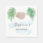 Cute Baby Boy Baby shower Servet (Voorkant)