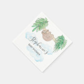 Cute Baby Boy Baby shower Servet (Hoek)