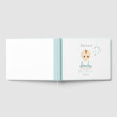 Cute Baby Boy en zijn mobiel Baby shower Gastenboek (Volledig)