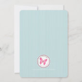 Cute Baby Boy en zijn mobiel Baby shower Kaart (Achterkant)