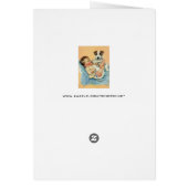  Cute Baby Boy met fles en puppy Dog (Achterkant)