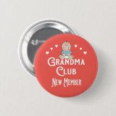 Cute Baby Boy New Grandma Ronde Button 5,7 Cm (Voorkant /achterkant)