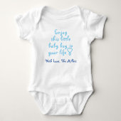Cute Baby Boy One-Piece, Personalized Baby Gift, Romper (Voorkant)