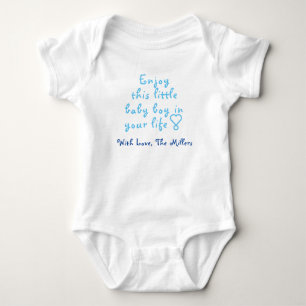 Cute Baby Boy One-Piece, Personalized Baby Gift, Romper
