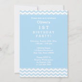 Cute Baby Boy op Telefoon 1 Dag Chevrons Kaart (Achterkant)