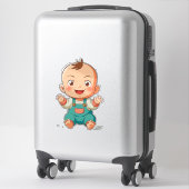 Cute Baby Boy Sticker (Koffer)
