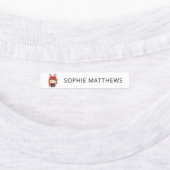 Cute Baby Bugs Custom Personalized Name Clothing Labels (Aangebracht)