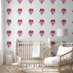 Cute Baby Bunny Behang