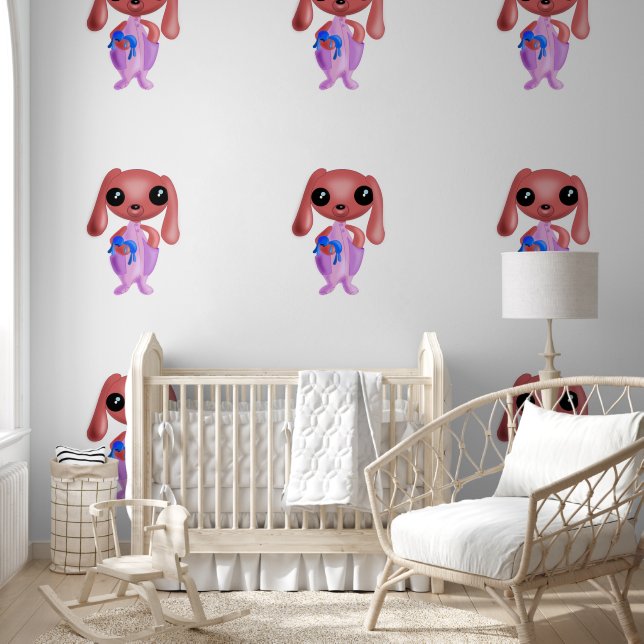 Cute Baby Bunny Behang (Kinderen)