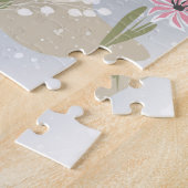 Cute baby Bunny en vlinder. Legpuzzel (Zijkant)
