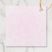 Cute Baby Bunny in een hartenbak Bedankjes Labels (Achterkant)