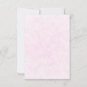 Cute Baby Bunny in een hartenbak RSVP Kaartje (Achterkant)