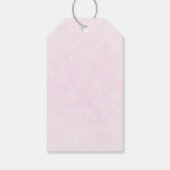 Cute Baby Bunny in een hartenband Dank je wel Cadeaulabel (Achterkant)