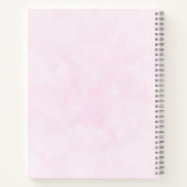 Cute Baby Bunny in een Heart Blanket Guest Book Notitieboek (Achterkant)