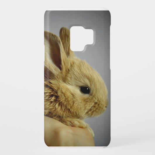Cute Baby Bunny in hand Case-Mate Samsung Galaxy Hoesje (Achterkant)