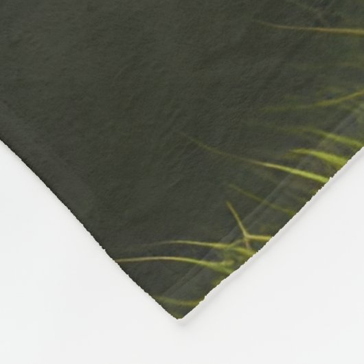 Cute Baby Bunny Portrait Fleece Deken (Hoek)