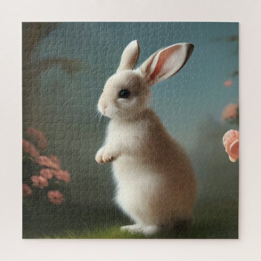 Cute Baby Bunny Portrait Legpuzzel (Verticaal)