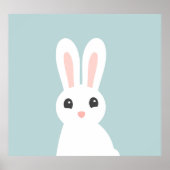 Cute baby bunny Poster (Voorkant)