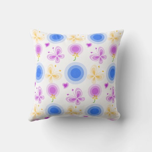 Cute Baby Buterfly Colorful Kussen (Achterkant)