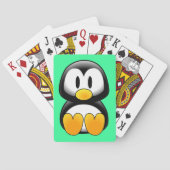 Cute Baby Cartoon Penguin Speelkaarten (Achterkant)