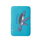 Cute baby cartoon zee  badmat (Voorkant Verticaal)