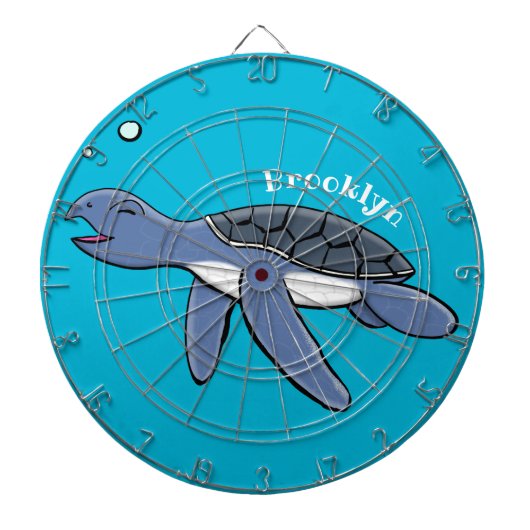 Cute baby cartoon zee dartbord (Voorkant)