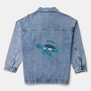 Cute baby cartoon zee denim jacket