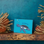 Cute baby cartoon zee  fotoplaat (Zijkant)