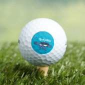 Cute baby cartoon zee golfballen (Insitu Shirt)