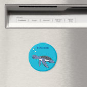 Cute baby cartoon zee  magneet (Insitu (Vaatwasser))