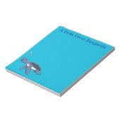 Cute baby cartoon zee  notitieblok (Linkerzijde)