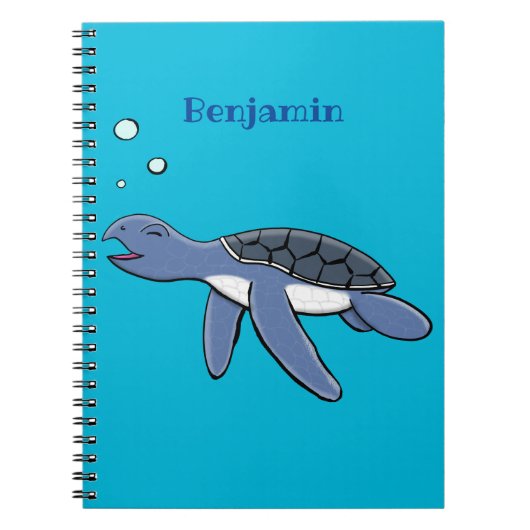 Cute baby cartoon zee  notitieboek (Voorkant)