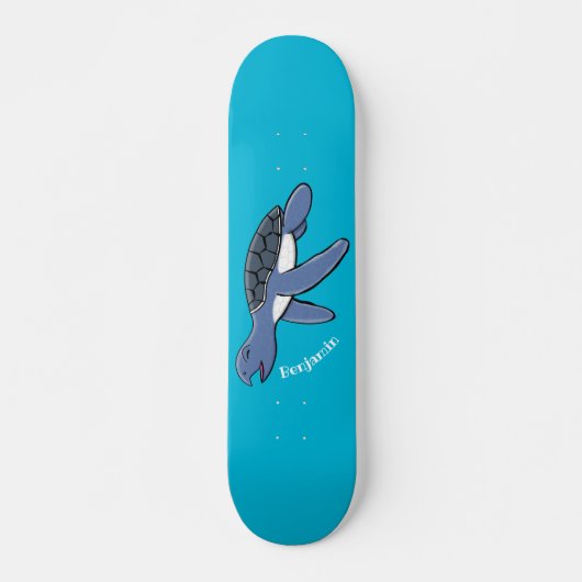Cute baby cartoon zee  persoonlijk skateboard (Voorkant)