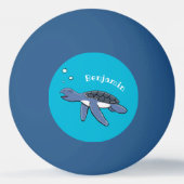 Cute baby cartoon zee pingpongbal (Achterkant)